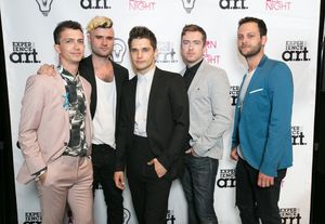 Brett Moses, Nicholas LaGrasta, Andy Mientus, Cian McCarthy, and Van Hughes Photo