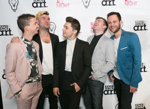 Brett Moses, Nicholas LaGrasta, Andy Mientus, Cian McCarthy, and Van Hughes Photo