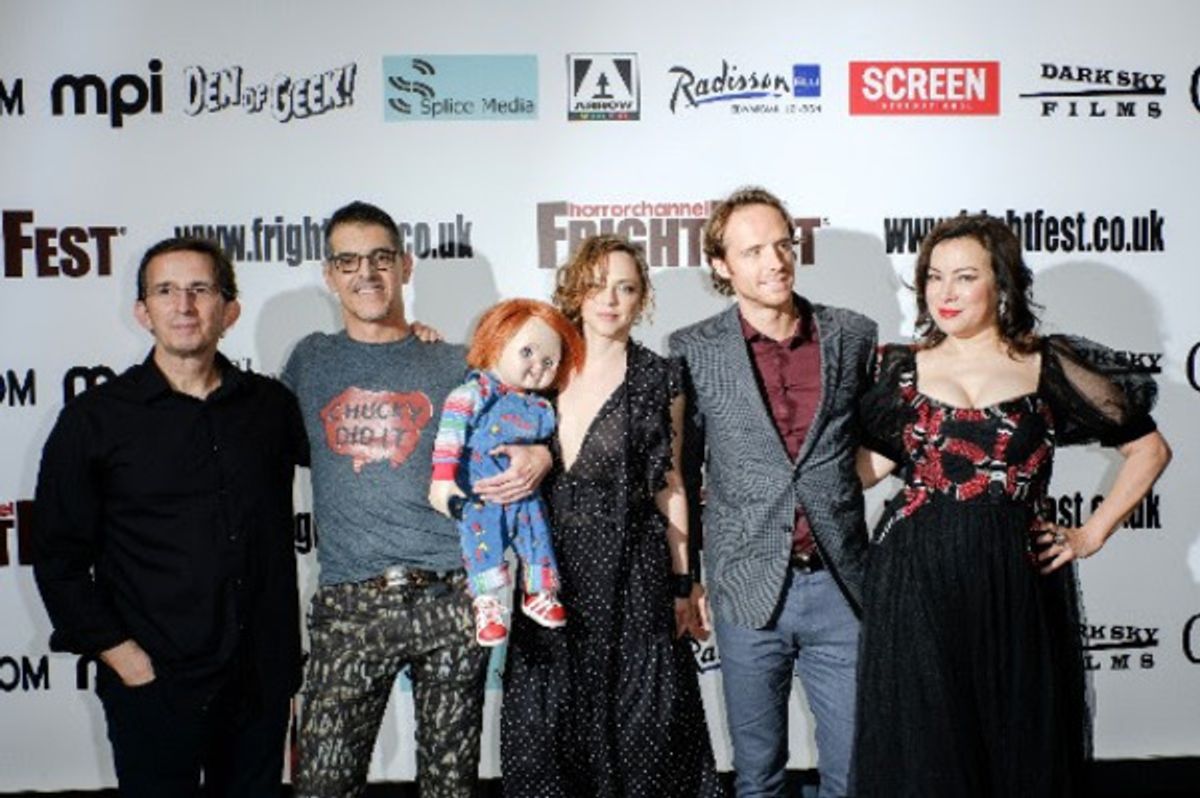 Tony Gardner, Don Mancini, Fiona Dourif, Adam Hurtig and Jennifer Tilly at 