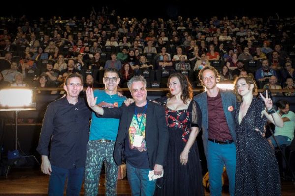 Tony Gardner, Don Mancini, Paul McEvoy, Jennifer Tilly, Adam Hurtig and Fiona Dourif Photo