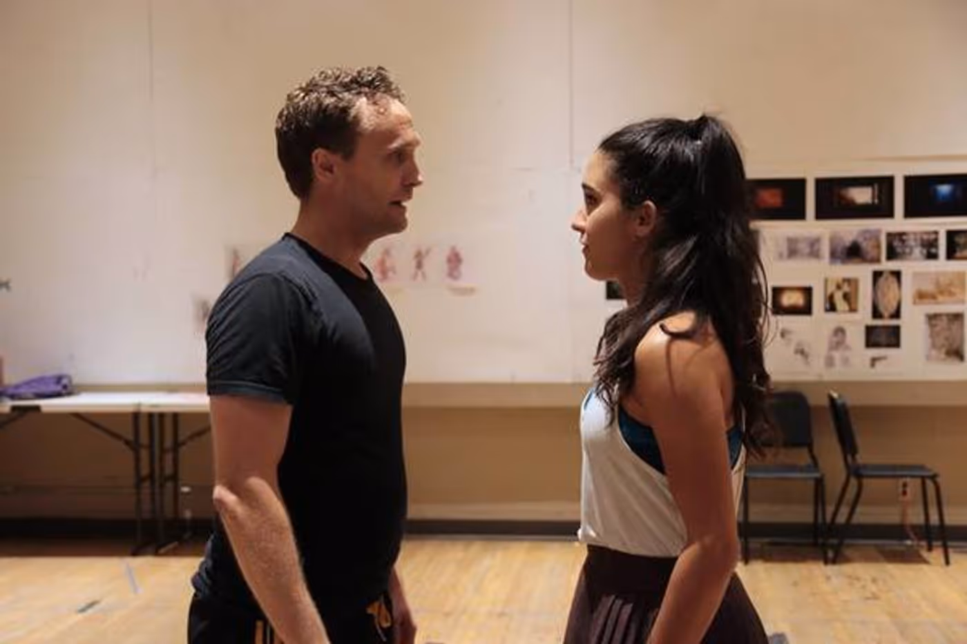 Photo Flash: In Rehearsals for BETWEEN THE LINES Starring Arielle Jacobs and Curt Hansen at Kansas City Rep  Image