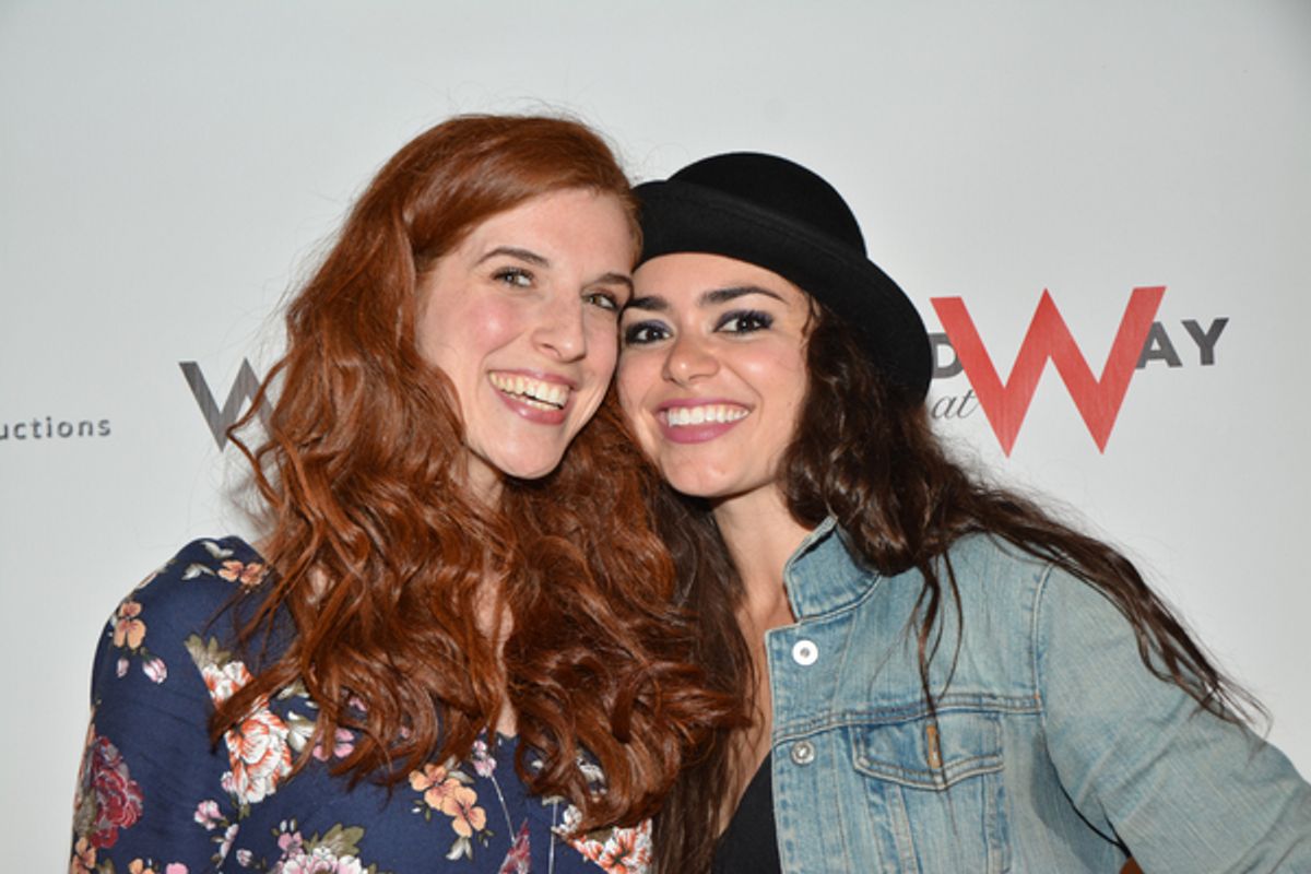 Courtney Bassett and Ashley Perez Flanagan at 