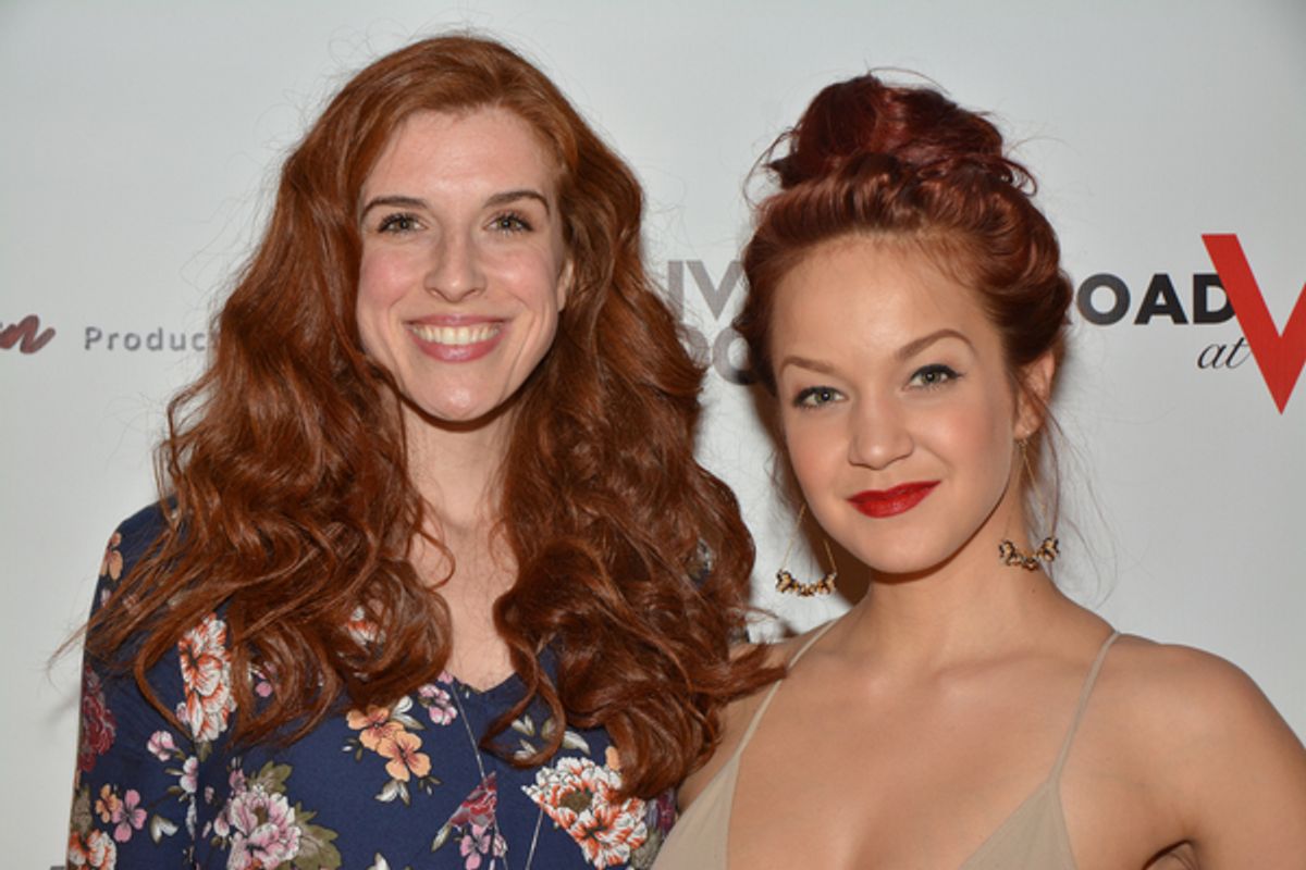 Courtney Basset and Lauren Zakrin at 