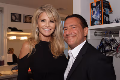 Christie Brinkley and Eugene Pack Photo