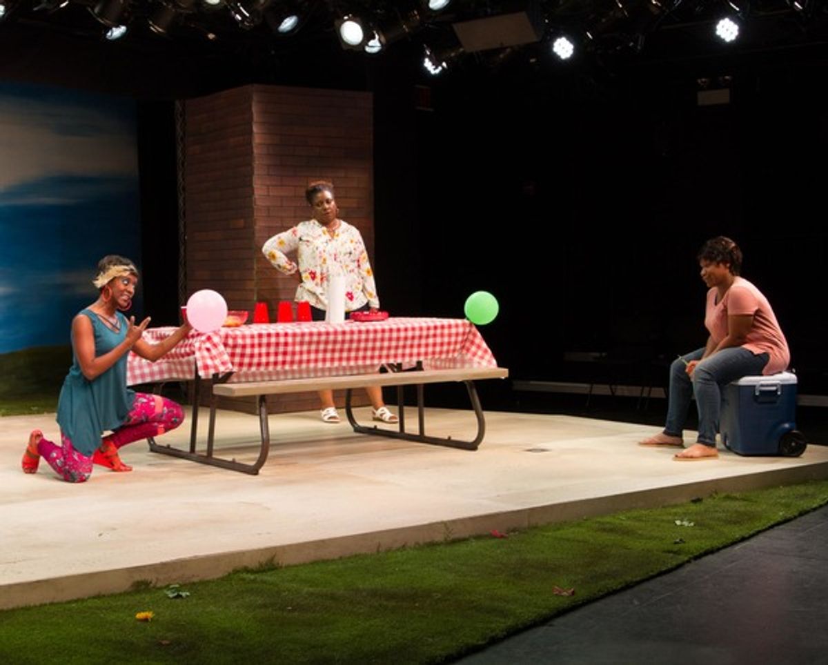 Celeste M. Cooper, Deanna Reed-Foster and Kamille Dawkins at 