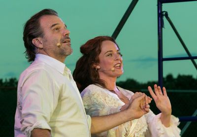 Richard Troxell and Melissa Errico Photo