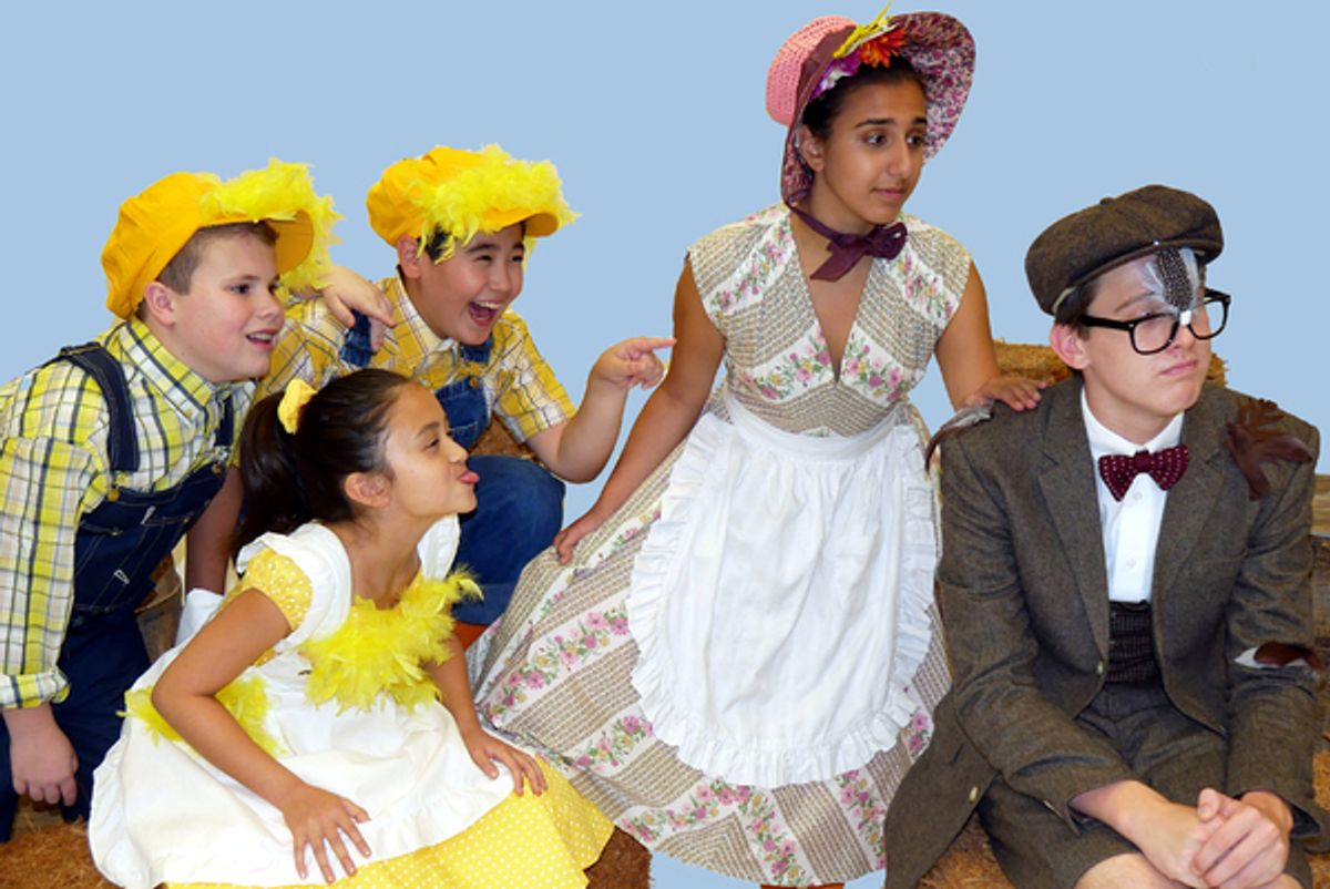 Cast of HONK! JR. at Walnut Street Theatre for Kids at 