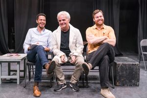 In the rehearsal room with Ten Bones Theatre Company's In a Little Room with actors L Photo