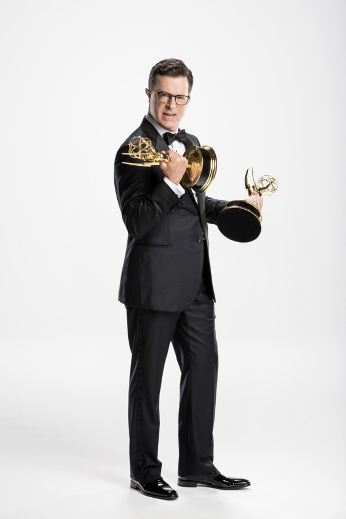 EMMY AWARDS Host Stephen Colbert at 