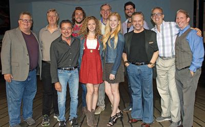 The Full Company: James Morgan (York Producing Artistic Director), Peter Kellogg (boo Photo