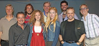 The Cast and Creative Team: Peter Kellogg (book/lyrics), Bill Castellino (director/ch Photo