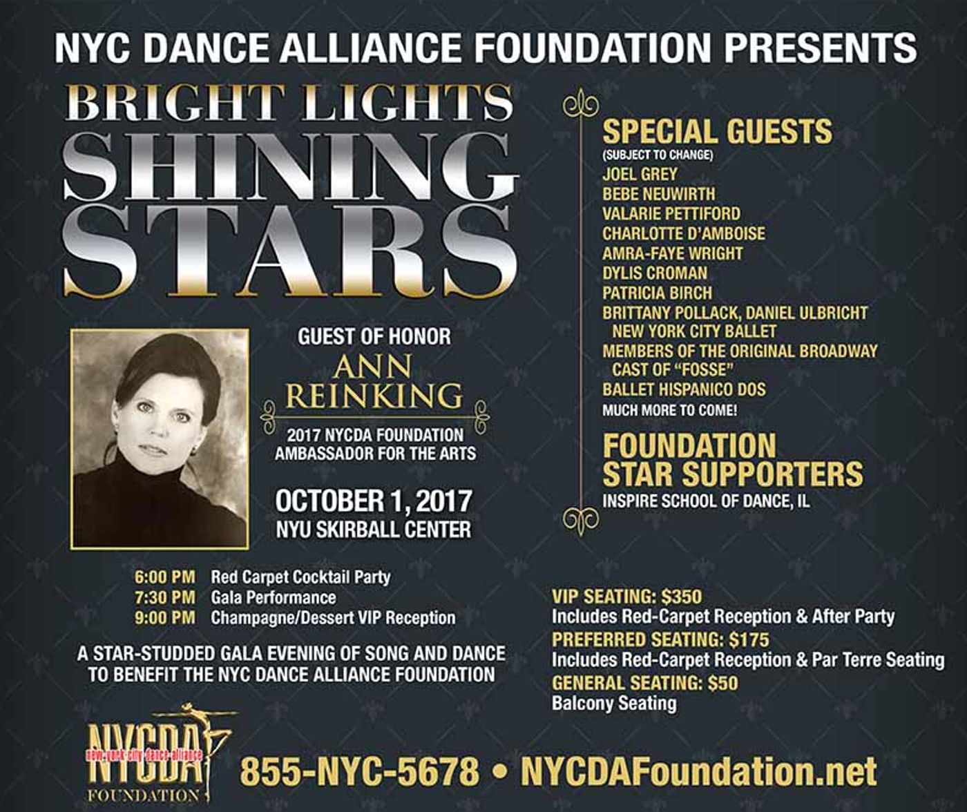 Ann Reinking Returns to NYC: A Night of BRIGHT LIGHTS AND SHINING STARS  Image