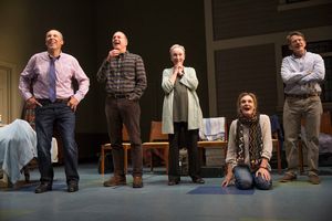 David Chandler, Daniel Jenkins, Kathleen Chalfant, Lisa Emery & Keith Reddin Photo