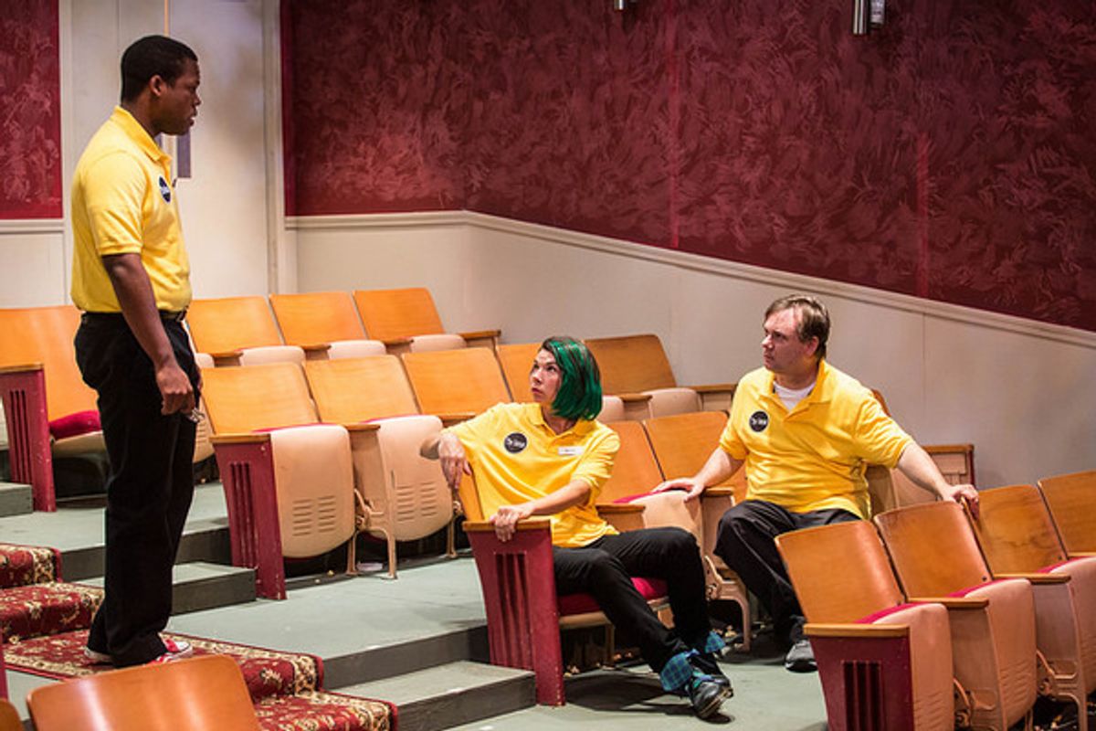 Georgia Mallory Guy, Thomas Morgan and Brian Shea at 