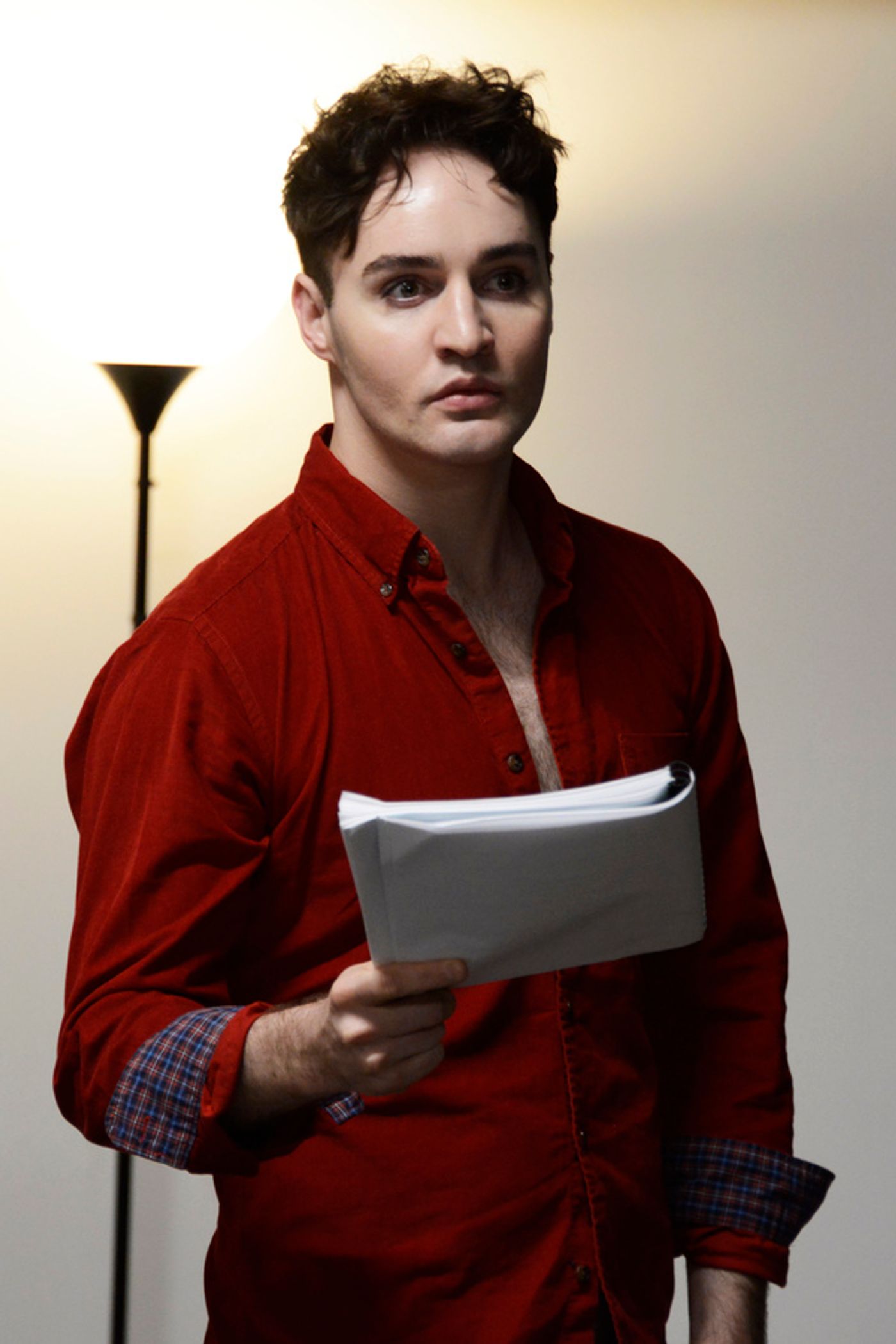 Photo Flash: In Rehearsals for FOR LOVE OR MONEY Starring Sarah-Jane Potts, Barrie Rutter and Jos Vantyler  Image