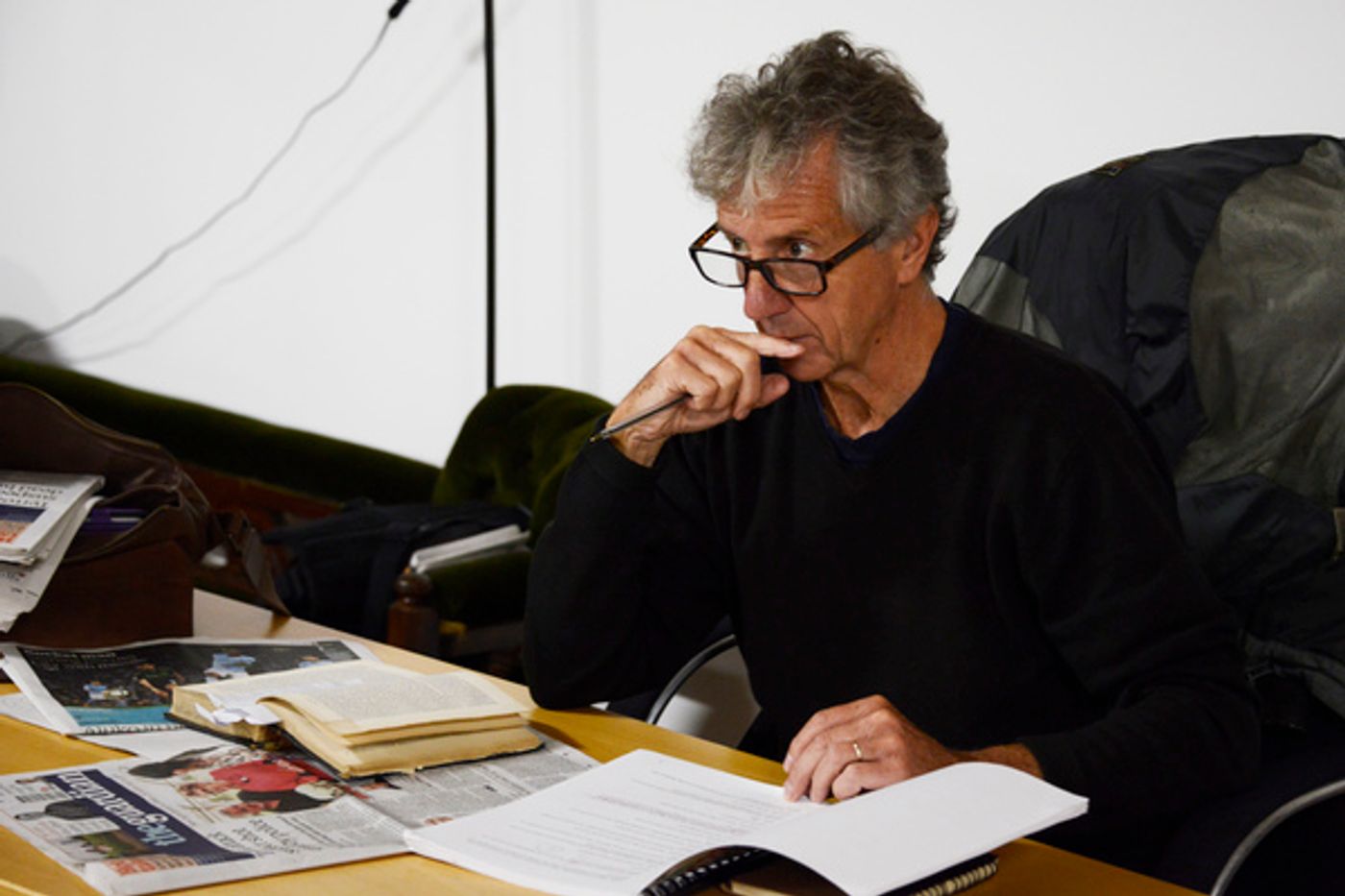 Photo Flash: In Rehearsals for FOR LOVE OR MONEY Starring Sarah-Jane Potts, Barrie Rutter and Jos Vantyler  Image