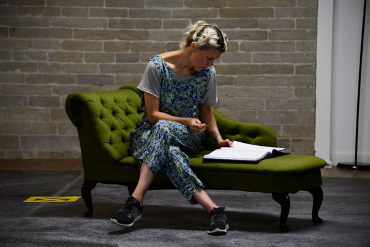 Photo Flash: In Rehearsals for FOR LOVE OR MONEY Starring Sarah-Jane Potts, Barrie Rutter and Jos Vantyler  Image