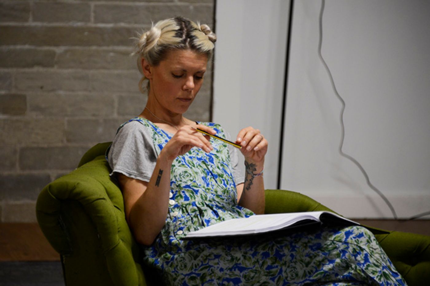Photo Flash: In Rehearsals for FOR LOVE OR MONEY Starring Sarah-Jane Potts, Barrie Rutter and Jos Vantyler  Image