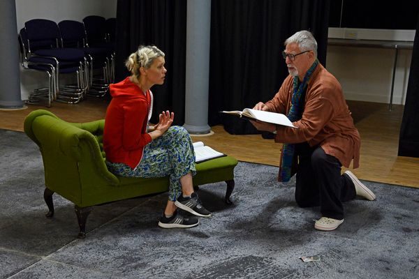 Sarah-Jane Potts and Barrie Rutter Photo