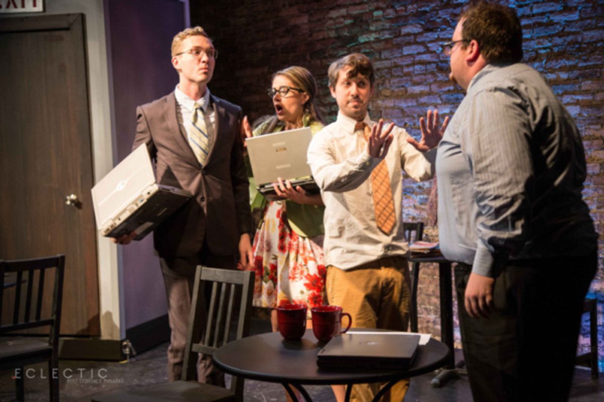 Chris Fowler, Nicola Rinow, Andy Blaustein, and Elliott Plowman at 