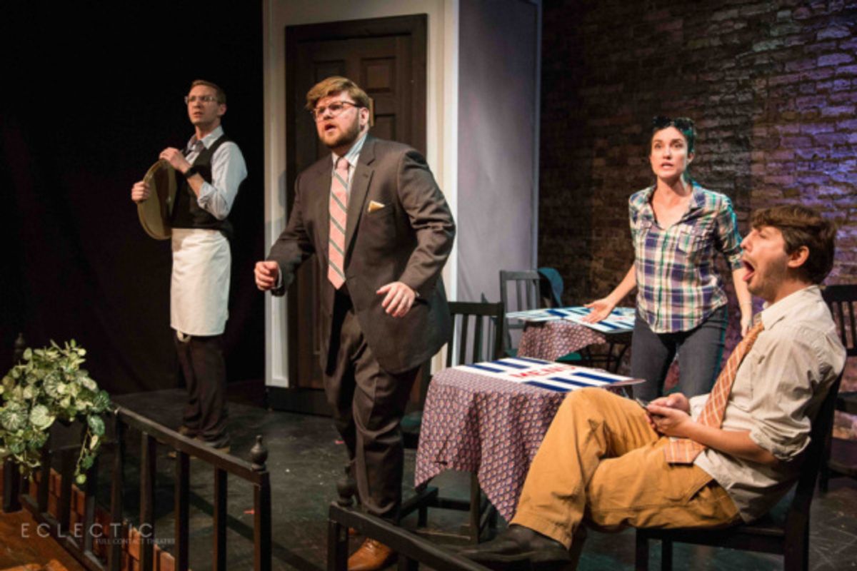 Chris Fowler, Justin Tsatsa, Anna Donnell, and Andy Blaustein at 