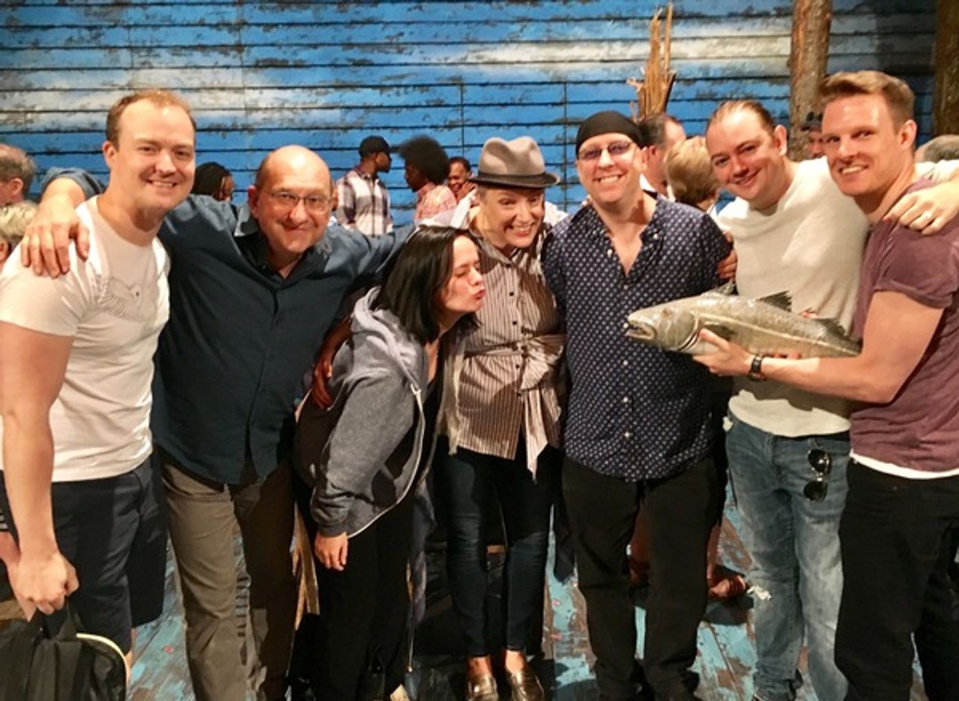 Photo Flash: THE PLAY THAT GOES WRONG Performs 'The Kiss that Went Wrong' at COME FROM AWAY  Image