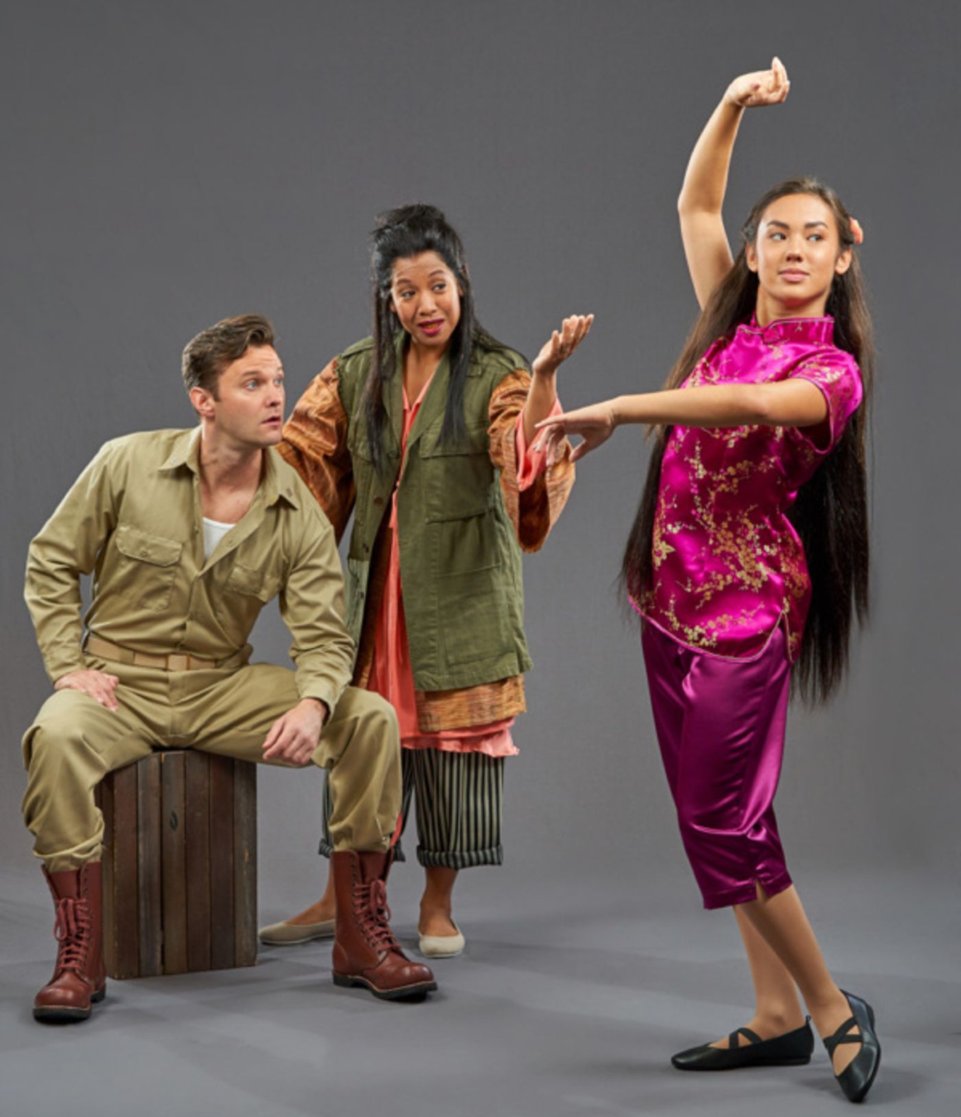 Photo Flash: Sneak Peek at Michael Halling, Leah Berry and More in Costume for SOUTH PACIFIC at STAGES  Image