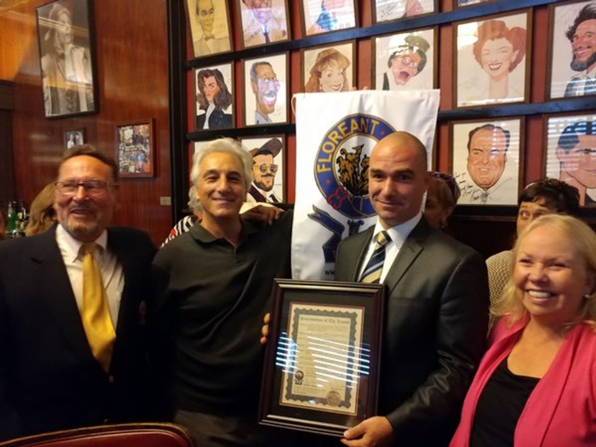 Peter Kingsley, Marc Baron, Sean Ricketts and Leslie Shreve at 