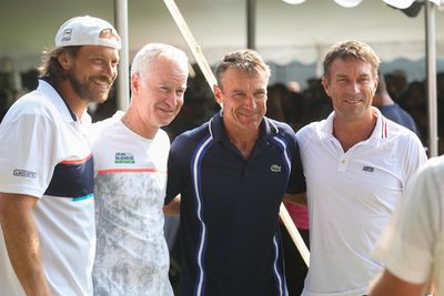 John McEnroe, Mats Wilander, Pat Cash Photo