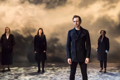 Eleanor de Rohan, Caroline Martin, Tom Hiddleston and Ayesha Antoine Photo