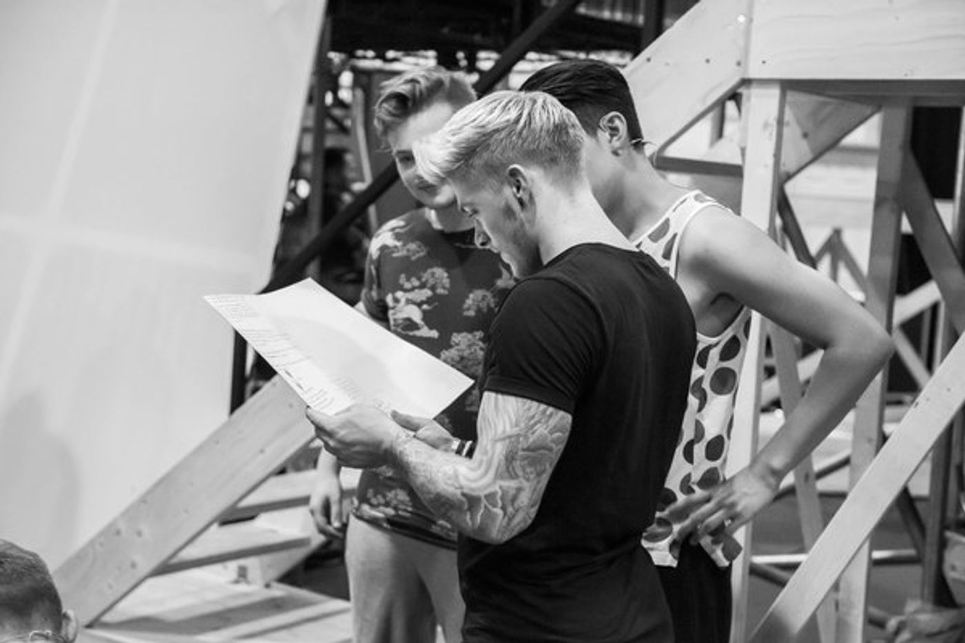 Photo Flash: In Rehearsals for THE BAND  Image