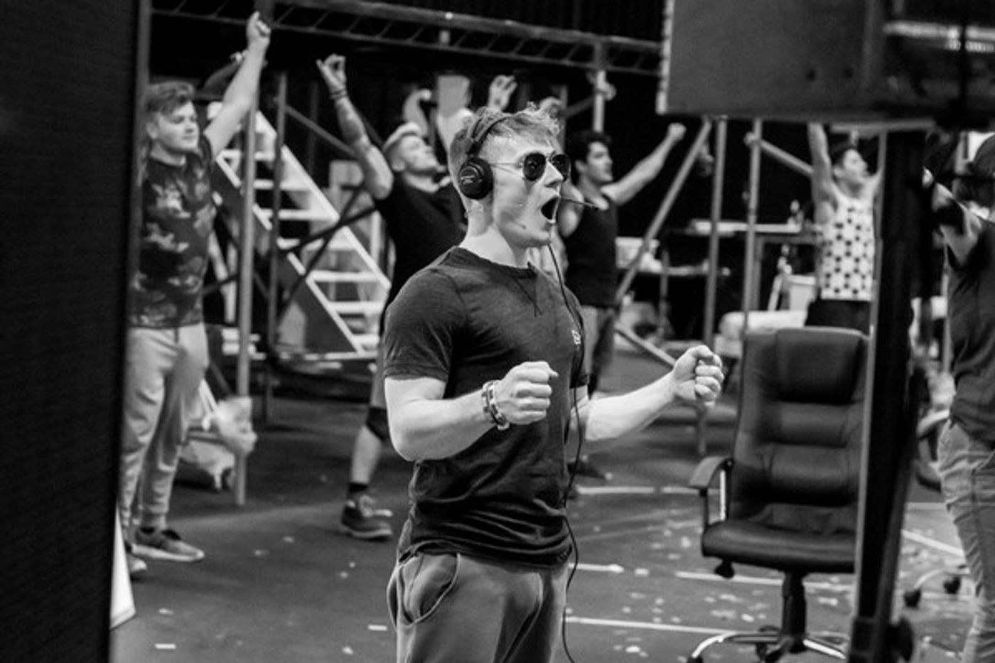 Photo Flash: In Rehearsals for THE BAND  Image