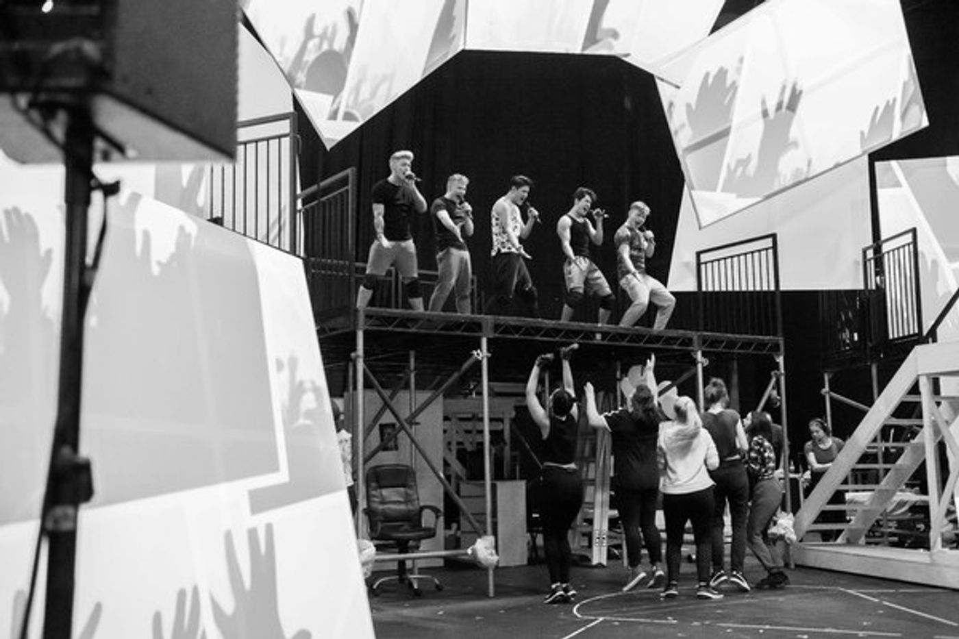 Photo Flash: In Rehearsals for THE BAND  Image