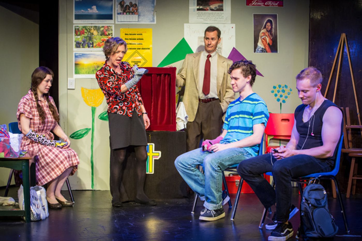 Photo Flash: First Look at HAND TO GOD at Triangle  Image