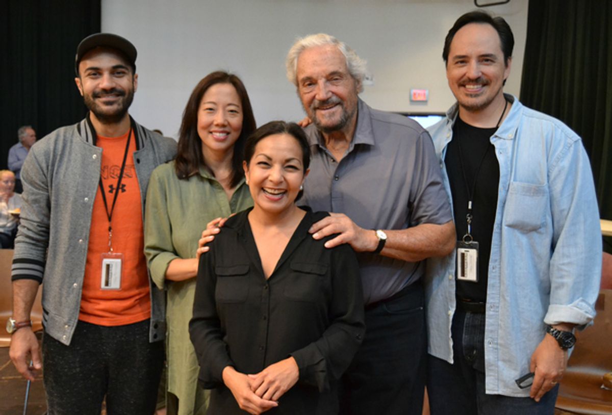 Maboud Ebrahimzadeh, Pearl Sun, Hal Linden, Rafael Untalan and  Seema Sueko at 