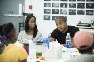 Nneka Okafor and Hampton Fluker @ BroadwayWorld Nneka Okafor and Hampton Fluker Photo
