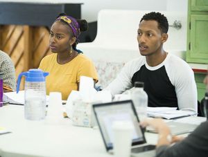Eboni Flowers and Brandon Gill @ BroadwayWorld Eboni Flowers and Brandon Gill Photo