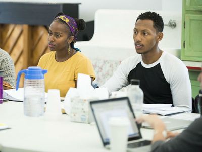 Eboni Flowers and Brandon Gill Photo