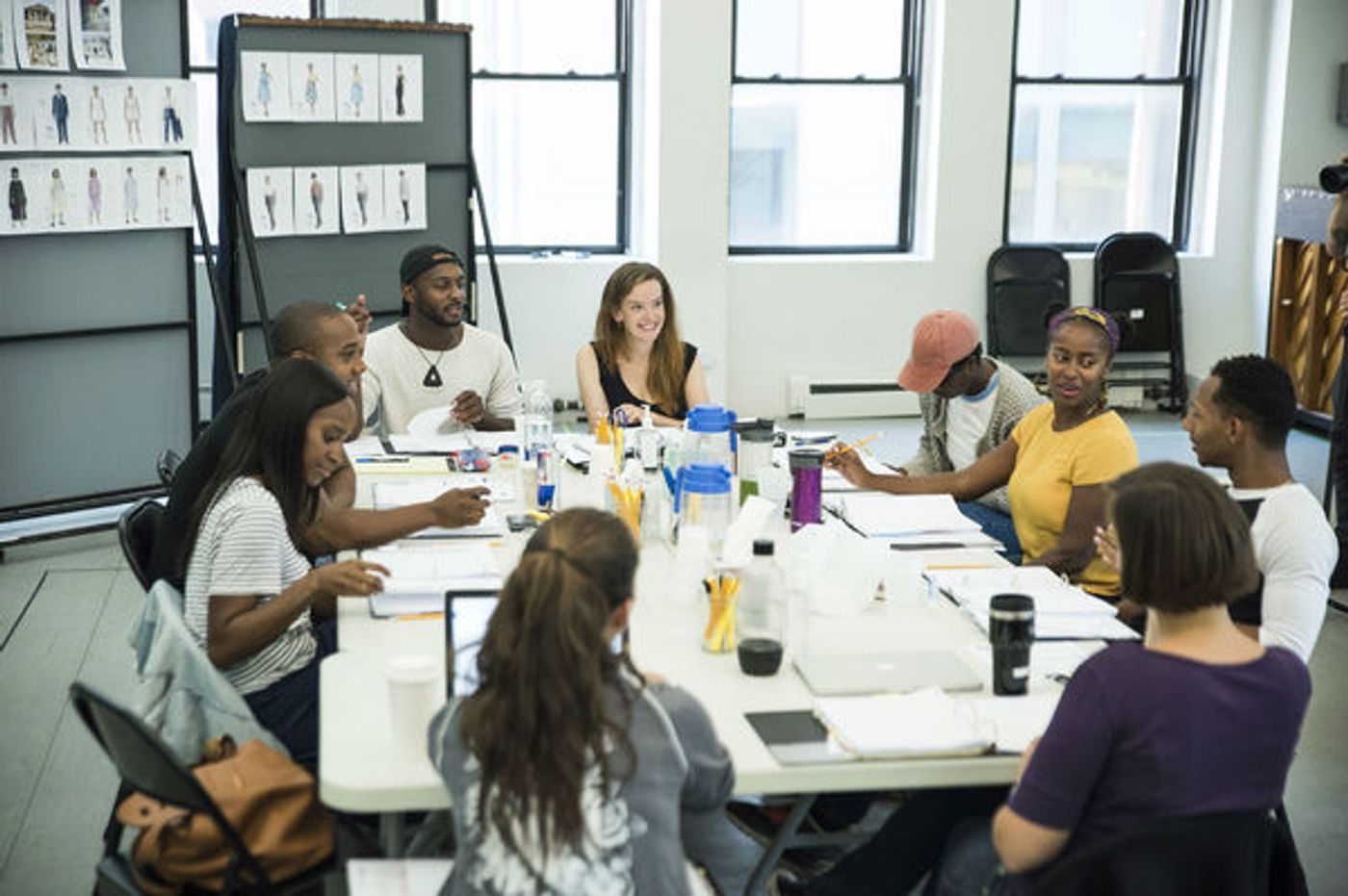Photo Flash: Inside Rehearsal for Roundabout Underground's TOO HEAVY FOR YOUR POCKET  Image