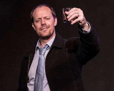 (pictured) Actor and playwright Michael Milligan in SIDE EFFECTS. Photo by Teresa Cas Photo