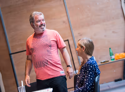 Lloyd Hutchinson and Lesley Sharp Photo