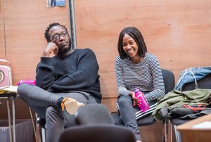 Raphael Sowole and Adelayo Adedayo Photo