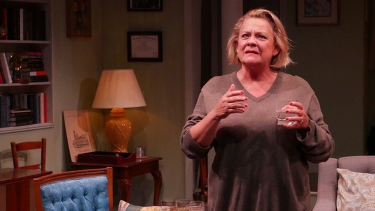 The cast of WHO'S AFRAID OF VIRGINIA WOOLF? at Theatre Workshop of Nantucket at 