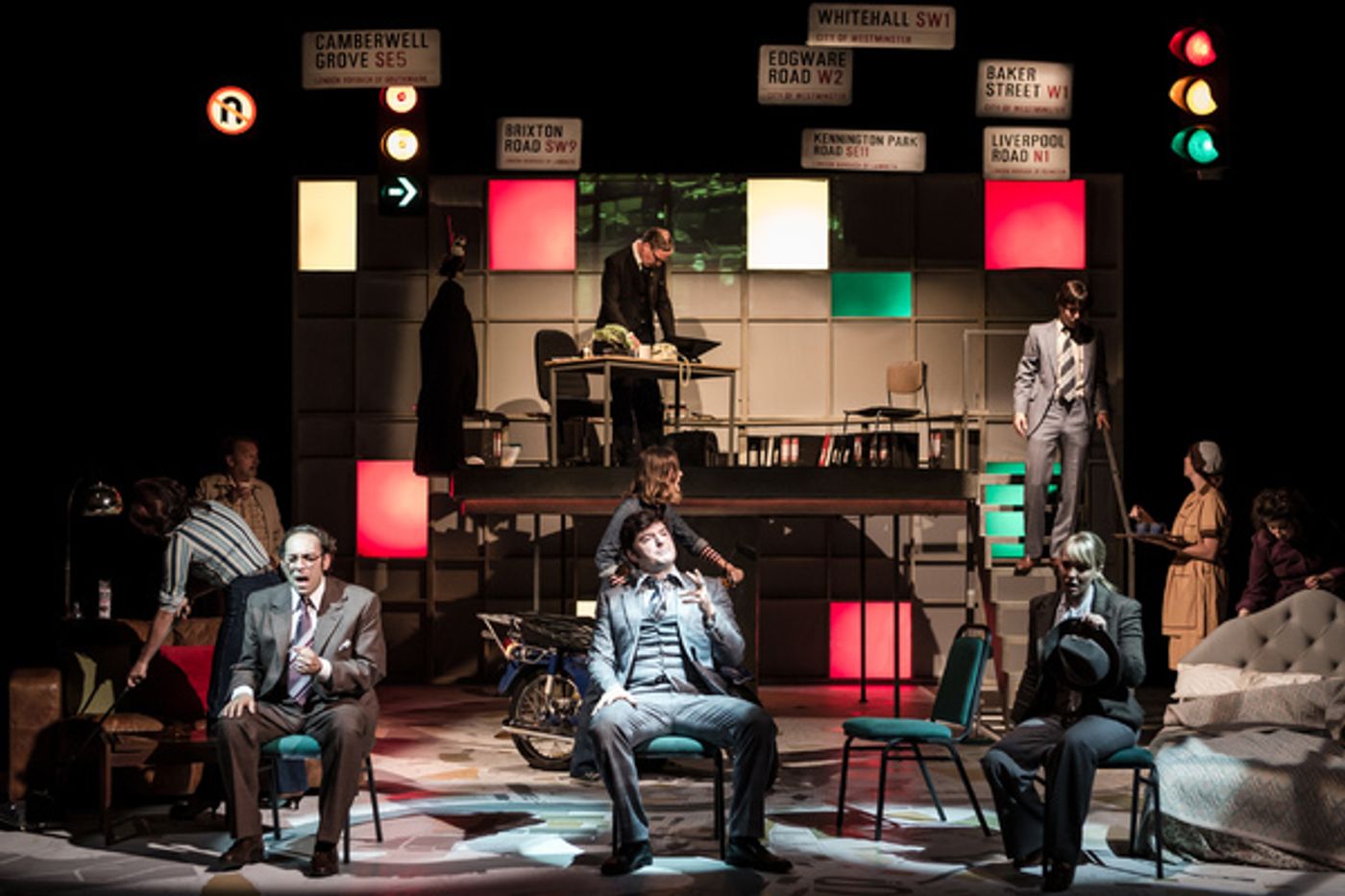 Photo Flash: First Look at the World Stage Premiere of THE KNOWLEDGE at Charing Cross Theatre  Image