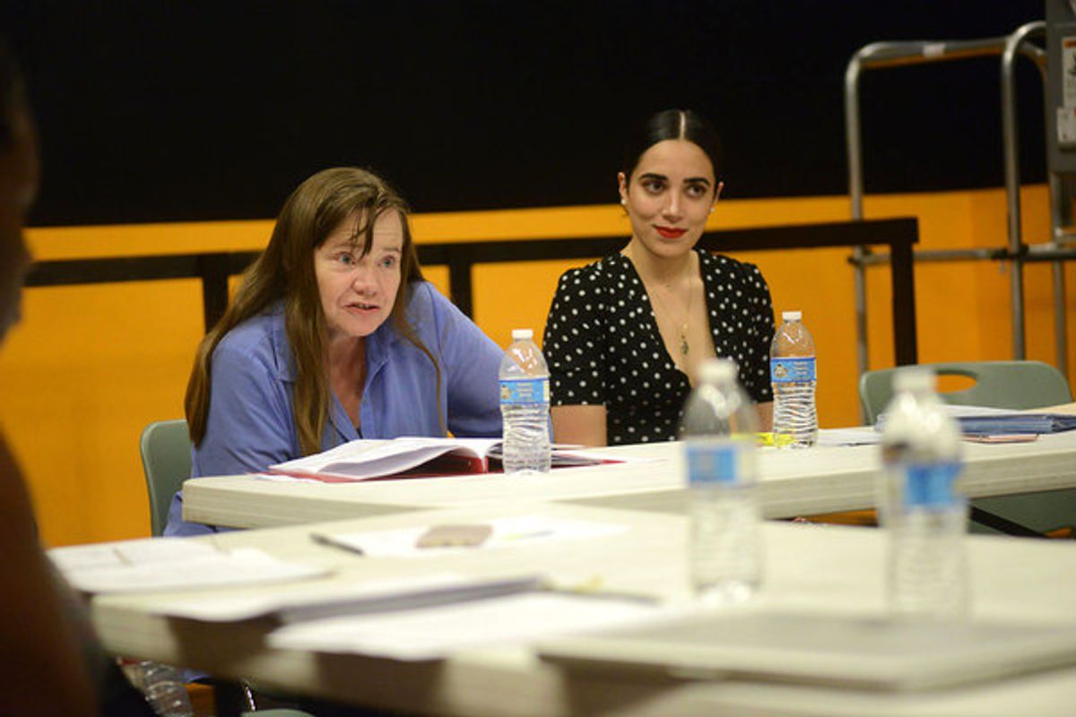 Jane Macfie and Maria Romero at 