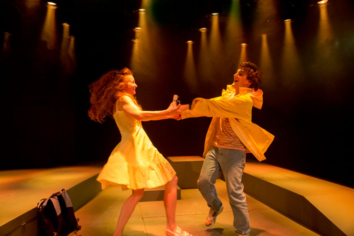 Phoebe Thomas and Joe Idris Roberts at 