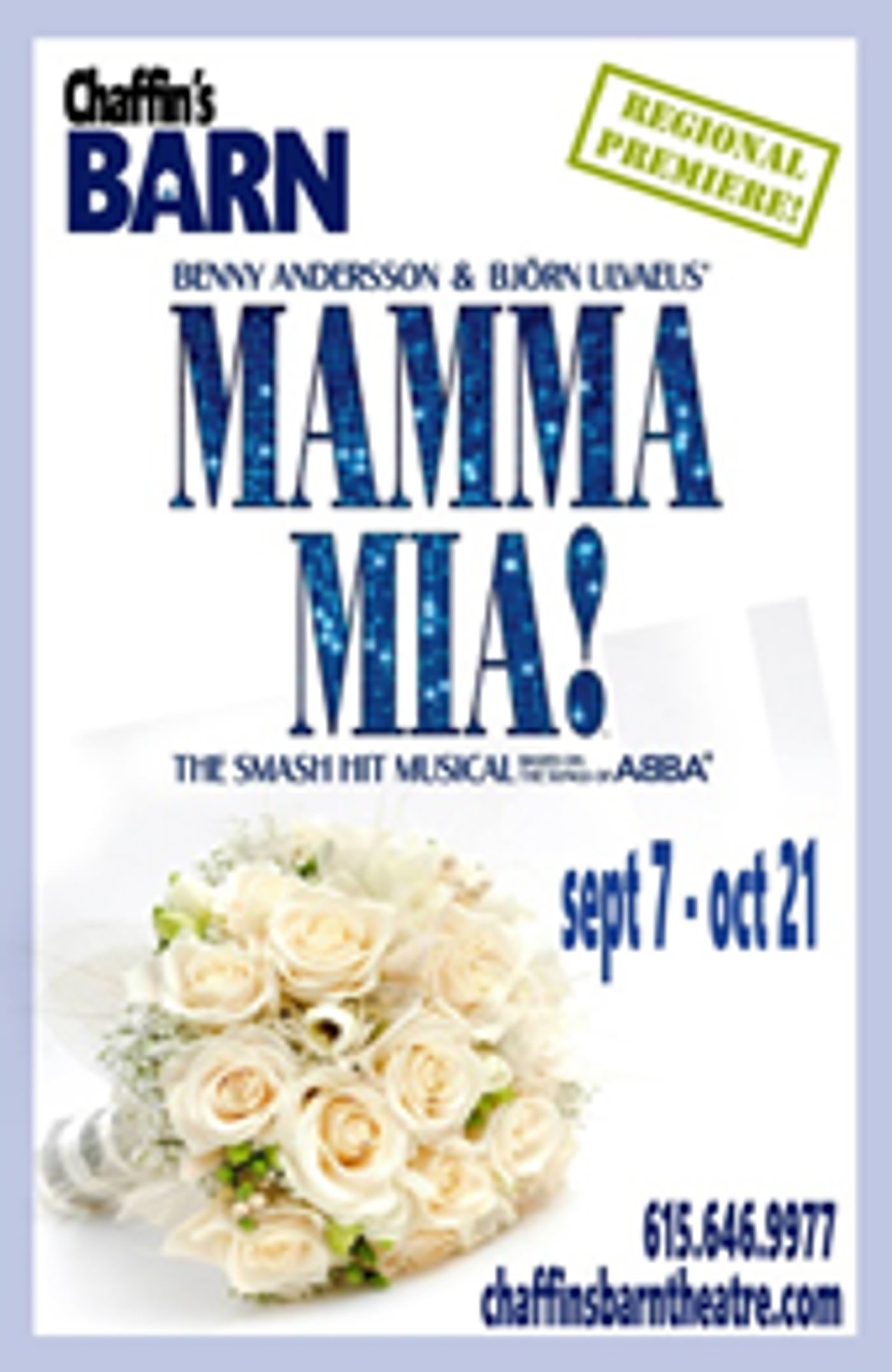 Review: Gorgeous MAMMA MIA! Takes the Chaffin's Barn Stage in High-Flying Style  Image