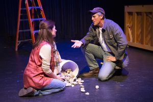 Elizabeth Howell and Dean Biasucci in Kenneth Jones' new play Hollywood, Nebraska, ge Photo