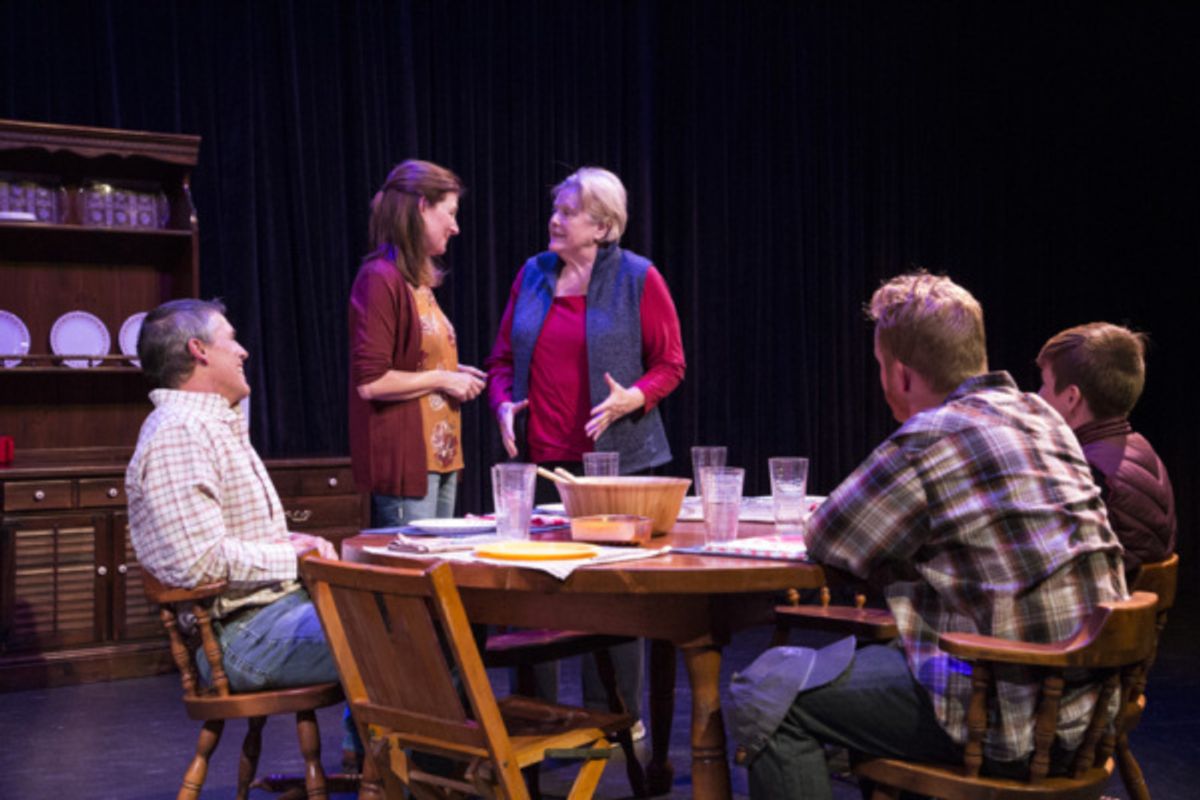 Dean Biasucci, Elizabeth Howell, Nora Chester, Joseff Stevenson and Corinne Landy at First Look at Kenneth Jones' HOLLYWOOD, NEBRASKA at 2017 Wyoming Theater Festival