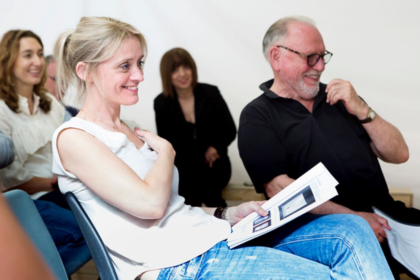 Photo Flash: In Rehearsal with HEISENBERG: THE UNCERTAINTY PRINCIPLE  Image